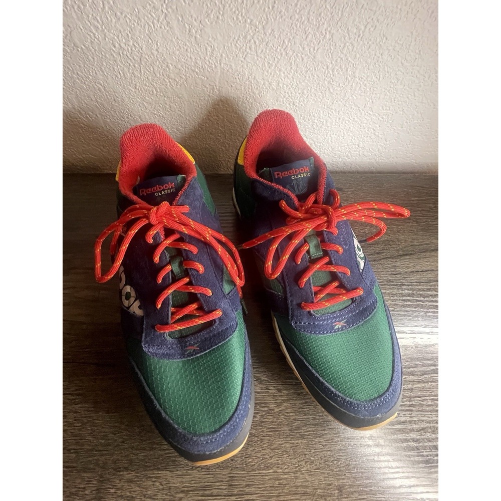 Reebok Classic Leather Ripple Altered Green Red. Men's size 5. - Picture 4 of 16